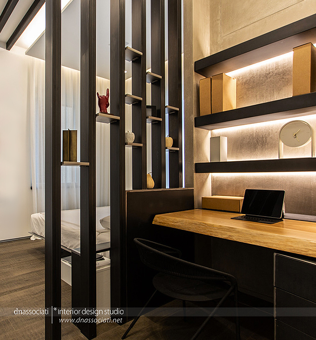 Area Notte Stile Materico Contemporaneo